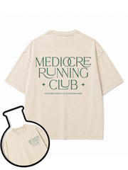 MEDIOCRE RUNNING CLUB Washed T-Shirt