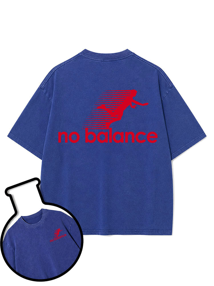 no balance Washed T-Shirt