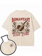 ROMANTASY Book Club Washed T-Shirt