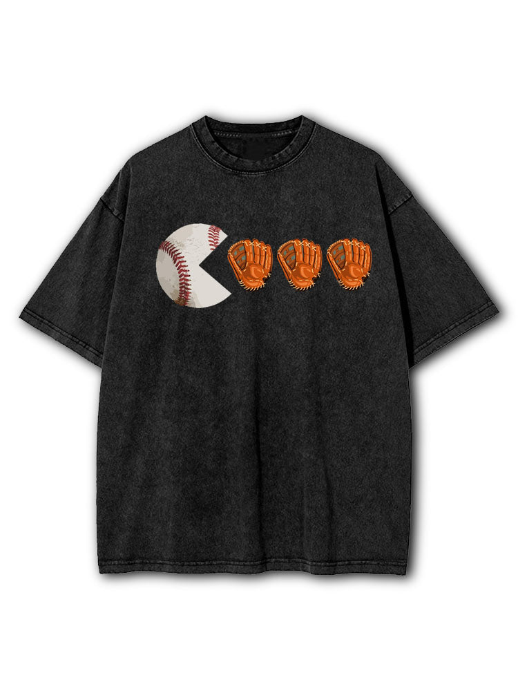 Baseball Glove Washed T-Shirt