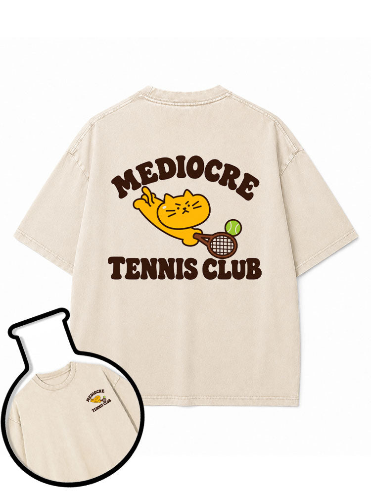 MEDIOCRE TENNIS CLUB Washed T-Shirt