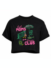 Cool Moms Tennis Club Crop Tops
