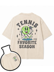 TENNIS is my FAVORITE SEASON Washed T-Shirt