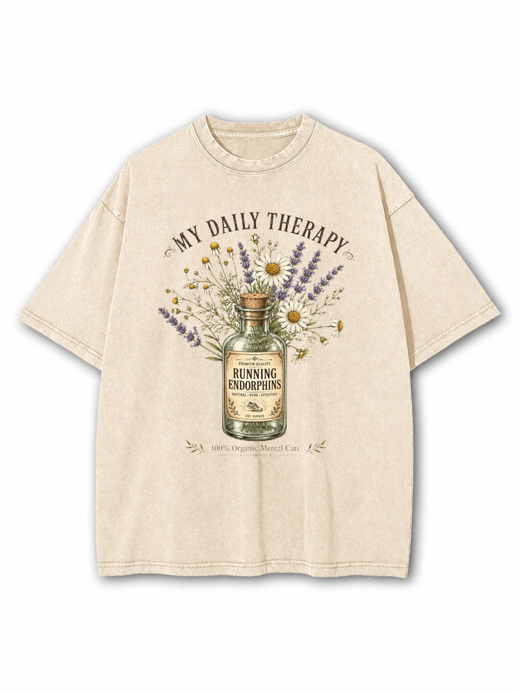 My Daily Therapy Washed T-Shirt