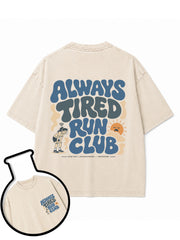 Always Tired Run Club Washed T-Shirt