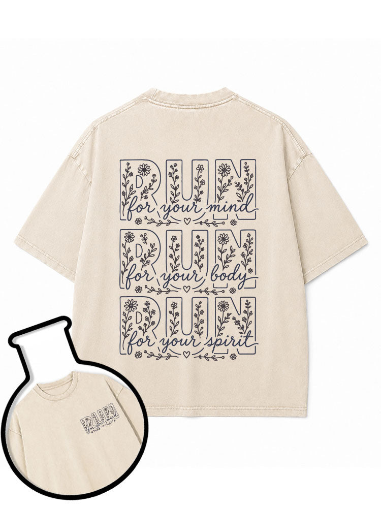 Run Washed T-Shirt