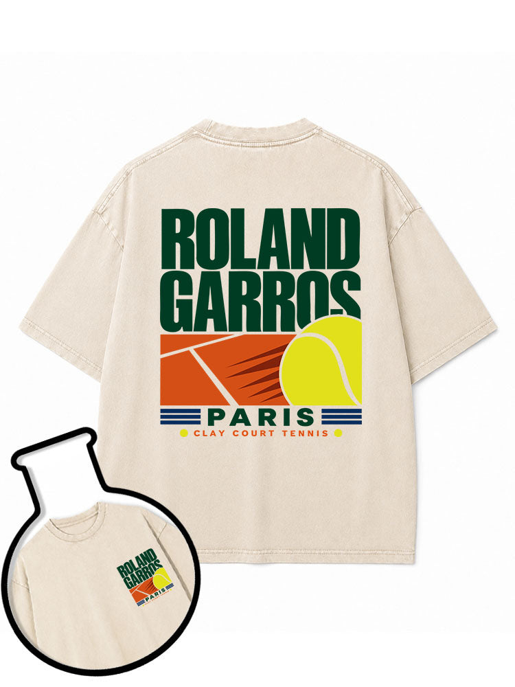 CLAY COURT TENNIS Washed T-Shirt