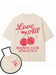 Love All BOUNCE CLUB ATHLETICS Washed T-Shirt