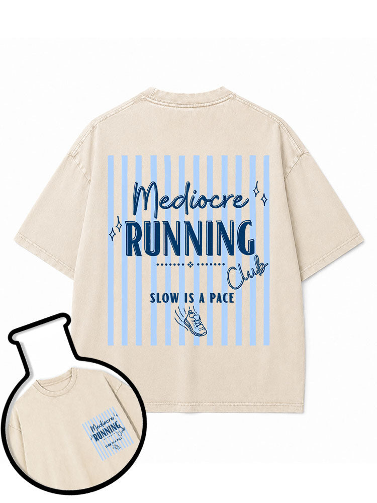 Mediocre Running Club Washed T-Shirt