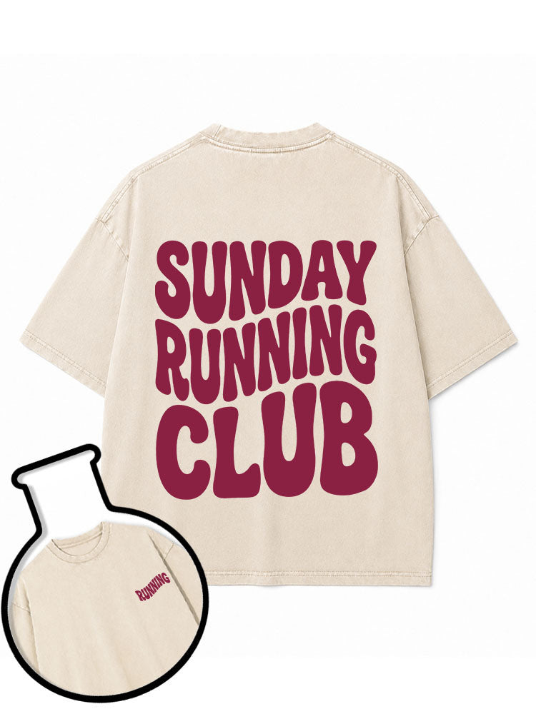 Sunday Running Club Washed T-Shirt