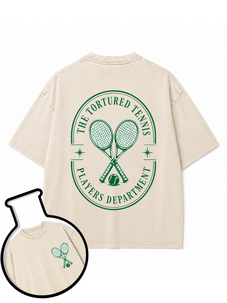 The Tortured Tennis Players Department Washed T-Shirt