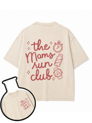 the Moms run club Washed T-Shirt
