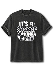 Soccer Kinda Day Washed T-Shirt