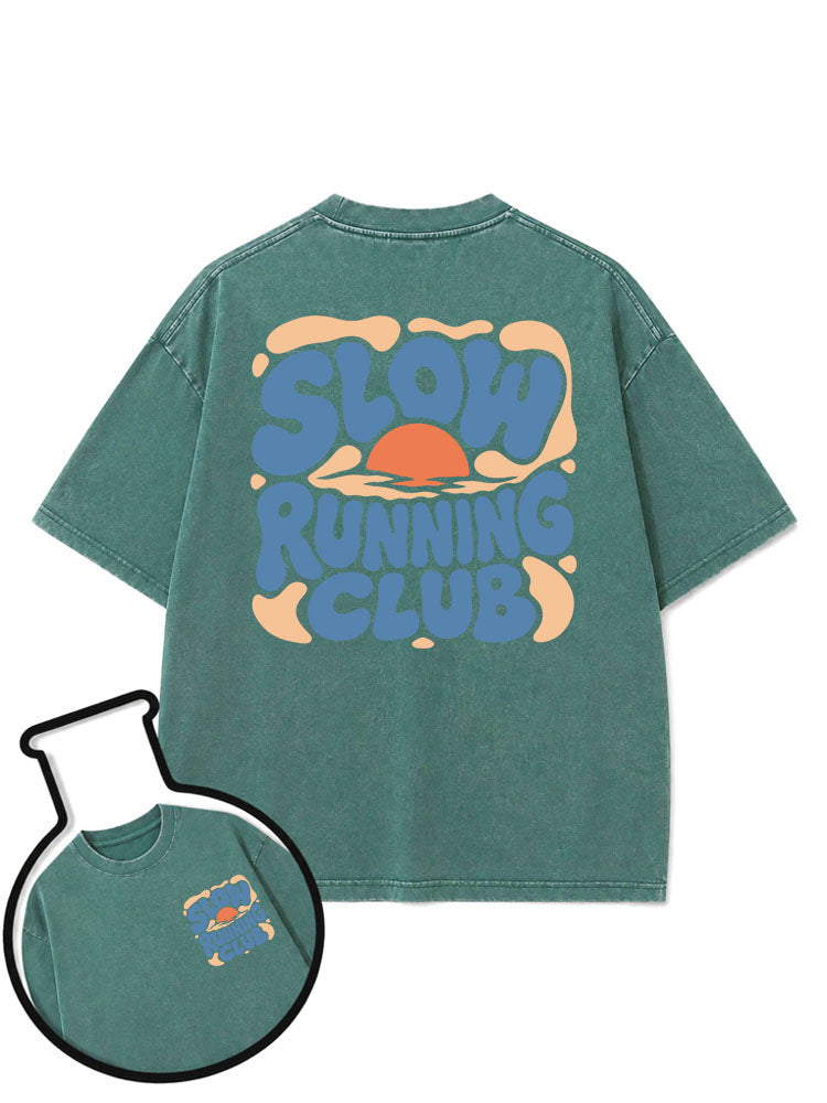 Slow Running Club Washed T-Shirt