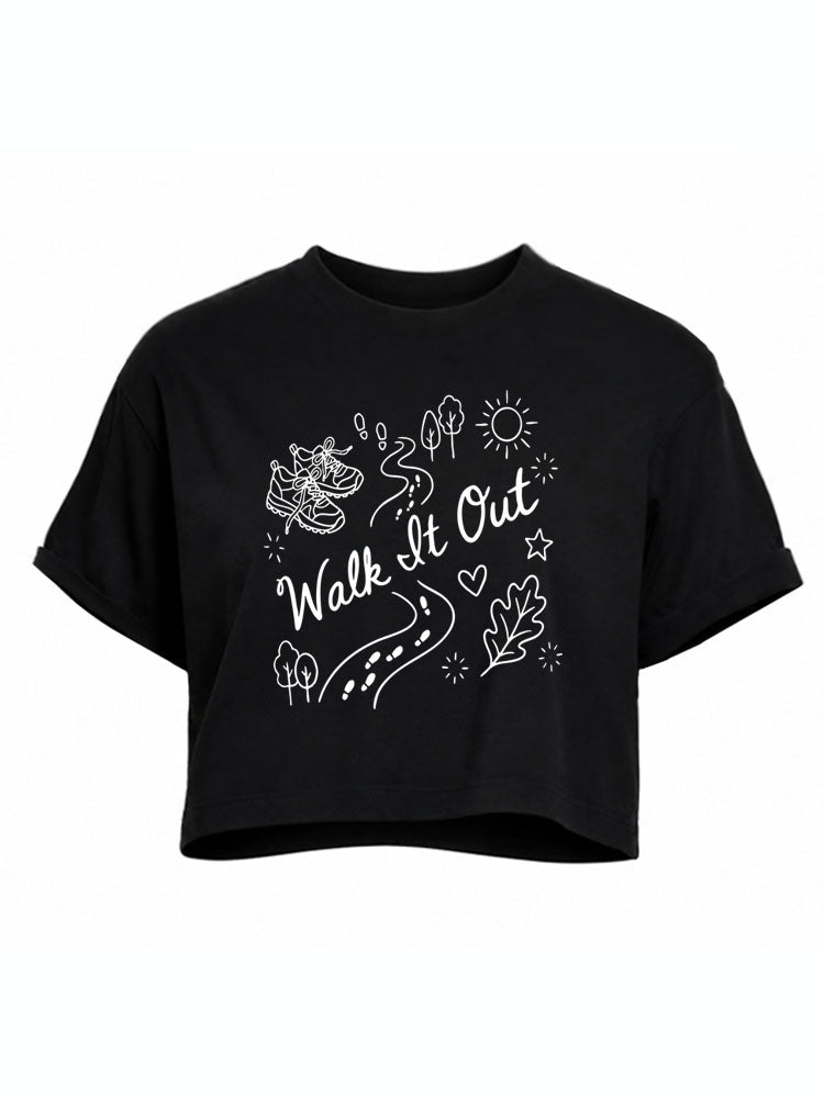 WALK IT OUT Crop Tops