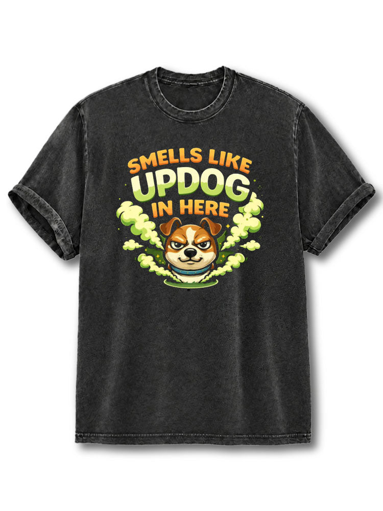 Smells Like Updog Washed T-Shirt