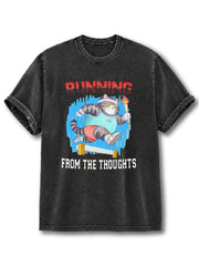 Running From Thoughts Washed T-Shirt