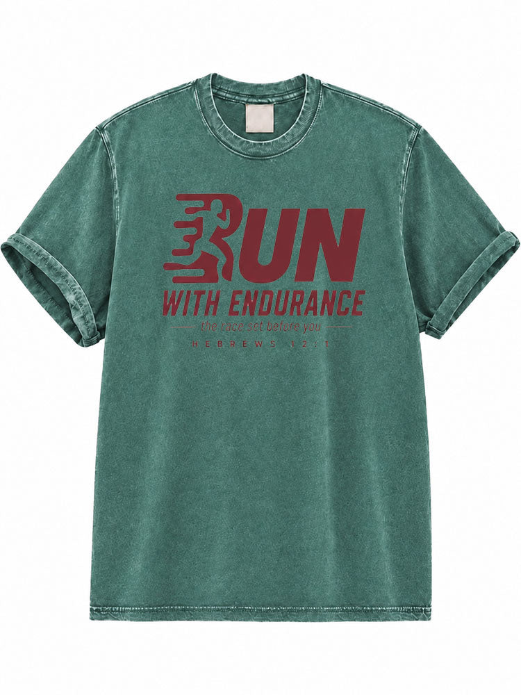 I Can Go The Distance Washed T-Shirt