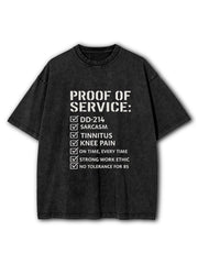 Proof of Service Washed T-Shirt