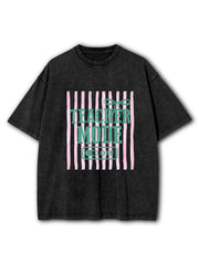 Teacher Mode Off Washed T-Shirt