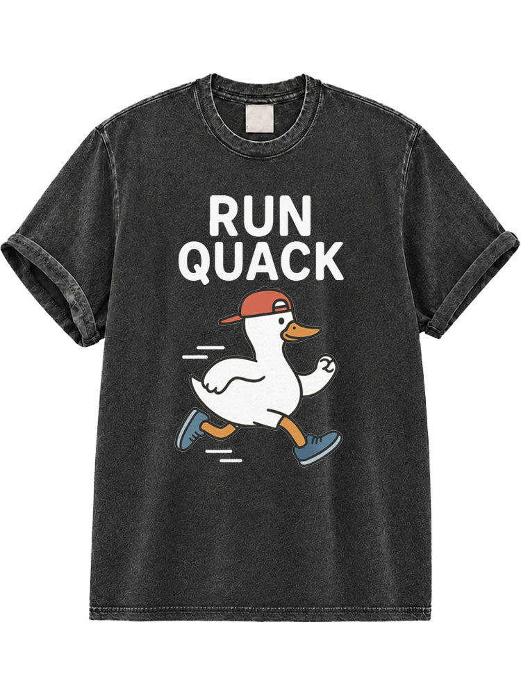 Run Quack Washed T-Shirt