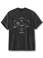Who's On First Washed T-Shirt