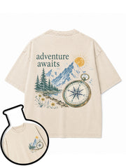Adventure Awaits Washed T-Shirt