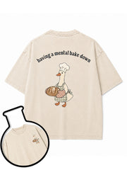 having a mental bake down Washed T-Shirt