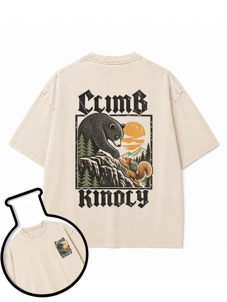Climb Kindness Washed T-Shirt