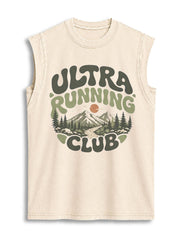 ULTRA RUNNING CLUB Vintage Washed Cotton Tank Top