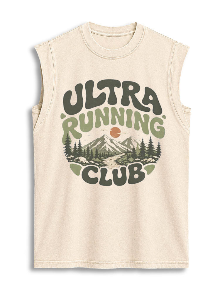 ULTRA RUNNING CLUB Vintage Washed Cotton Tank Top