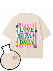 LOVE SERVED DAILY Washed T-Shirt