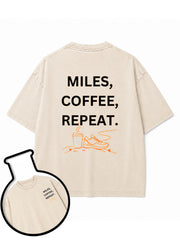 MILES COFFEE REPEAT Washed T-Shirt