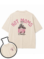 HOT MOMS RUN CLUB Washed T-Shirt