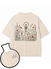 Skull Yoga Washed T-Shirt