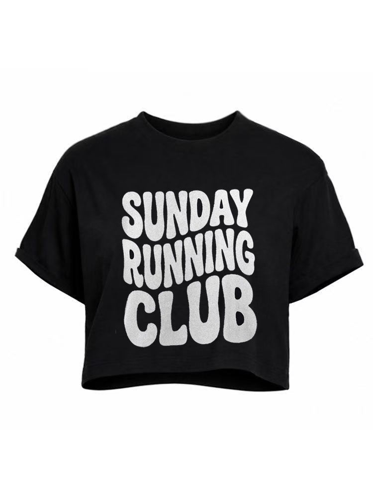 Sunday Running Club Crop Top