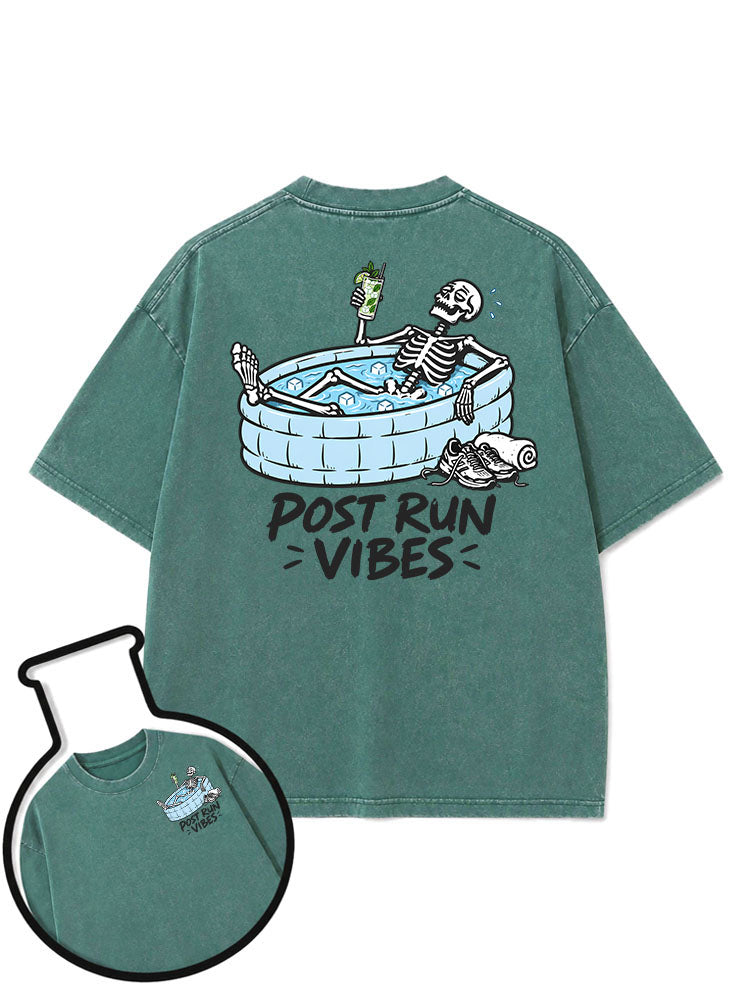 POST RUN VIBES Washed T-Shirt