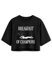 Breakfast of Champions Crop Tops