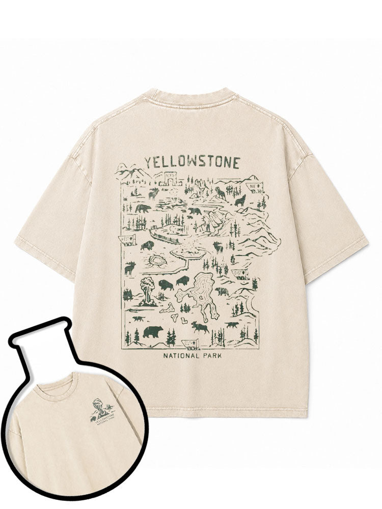 YELLOWSTONE NATIONAL PARK Washed T-Shirt