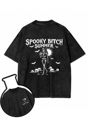 Spooky bitch summer Washed T-Shirt