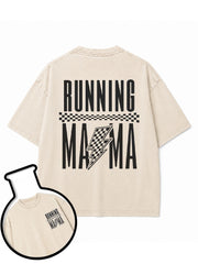 RUNNING MAMA Washed T-Shirt