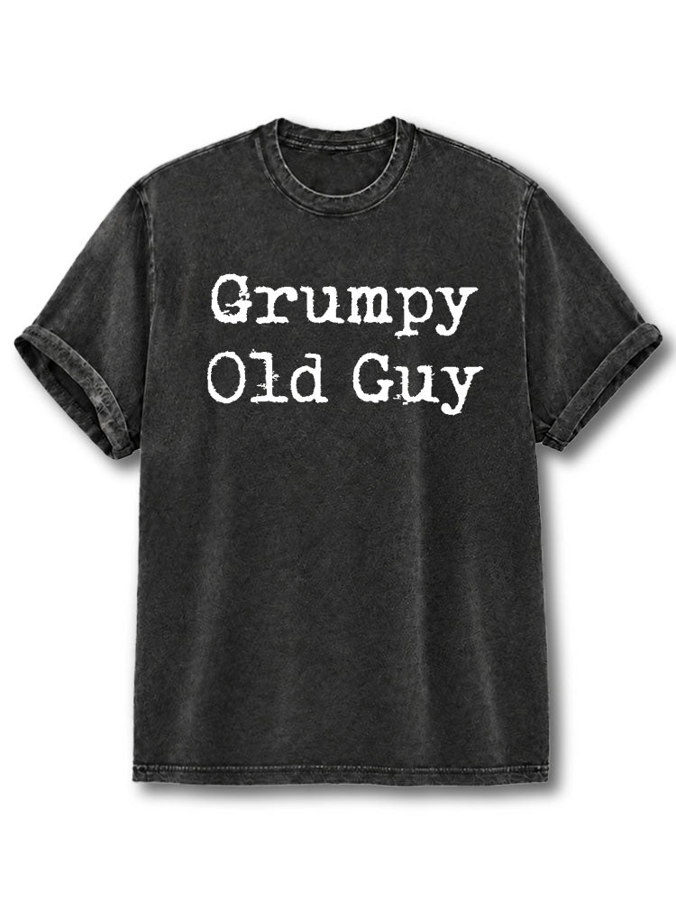 Grumpy Old Guy Washed T-Shirt