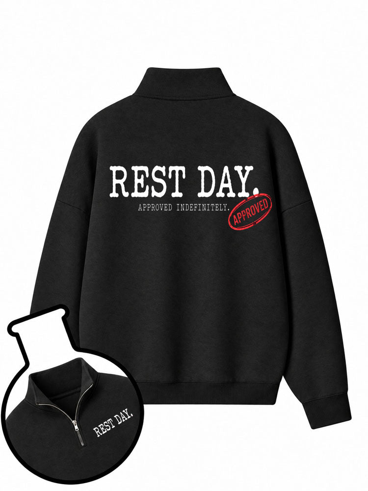 Rest Day Half-Zip Fleece Pullover