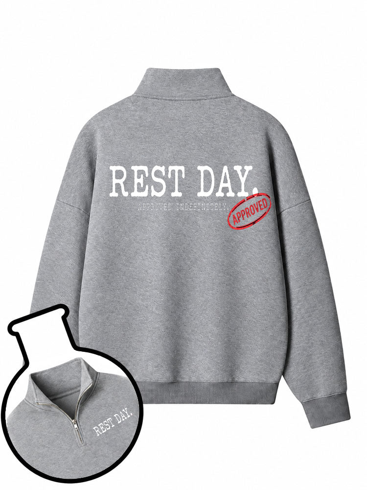 Rest Day Half-Zip Fleece Pullover