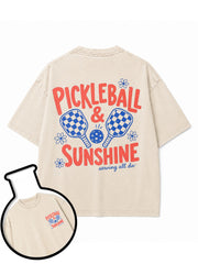 PICKLEBALL & SUNSHINE Washed T-Shirt