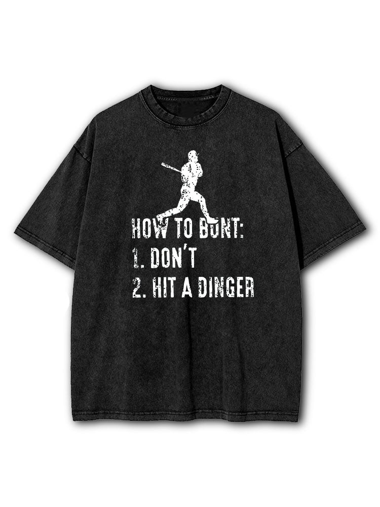How To Bunt Washed T-Shirt
