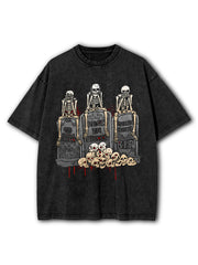 See No Evil Hear No Evil Speak No Evil Washed T-Shirt
