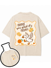 ORANGE you glad it’s FRIDAY Washed T-Shirt