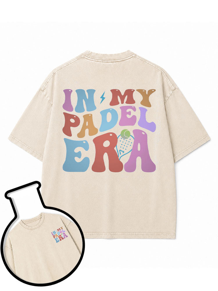 IN MY PADEL ERA Washed T-Shirt