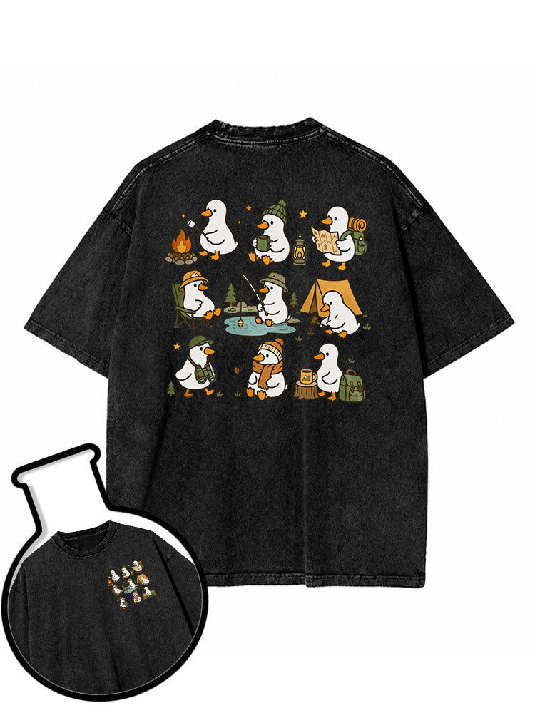 Camping Life Goose Washed T-Shirt